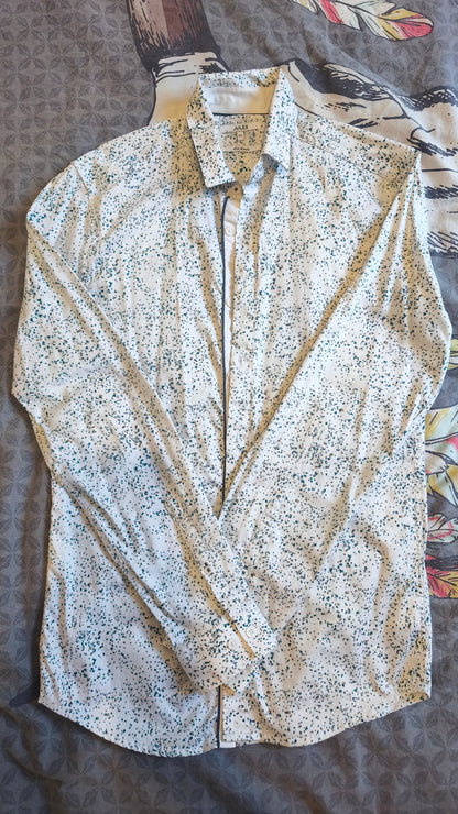 Chemise Slim motif fantaisie Noël