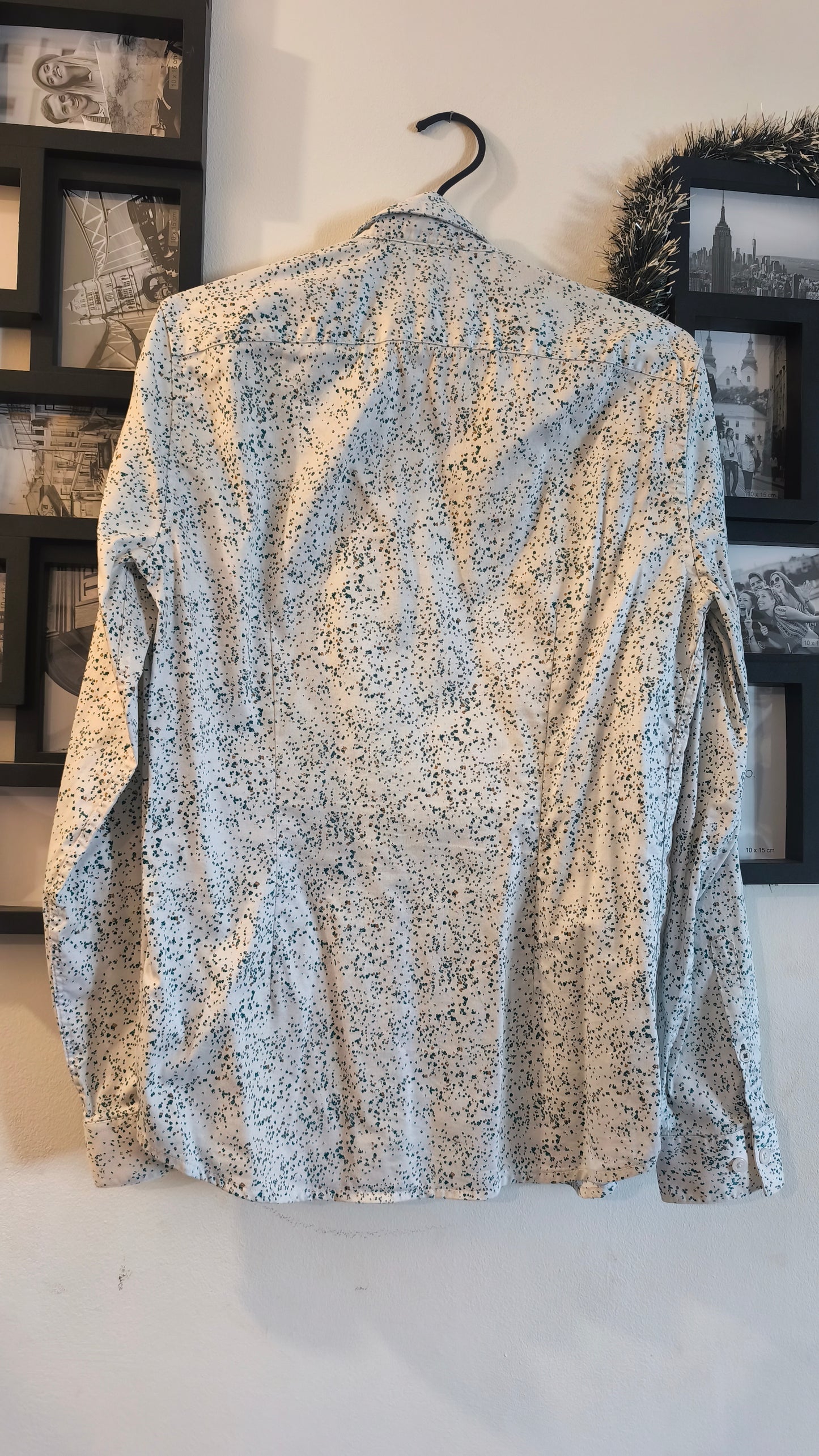 Chemise Slim motif fantaisie Noël