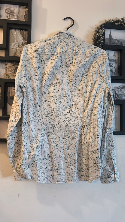 Chemise Slim motif fantaisie Noël