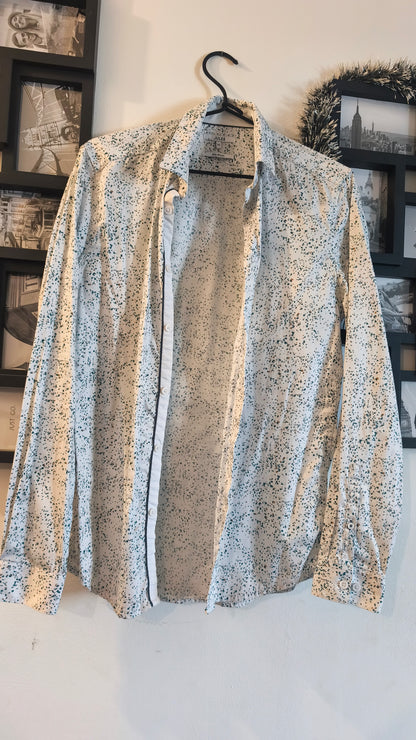 Chemise Slim motif fantaisie Noël