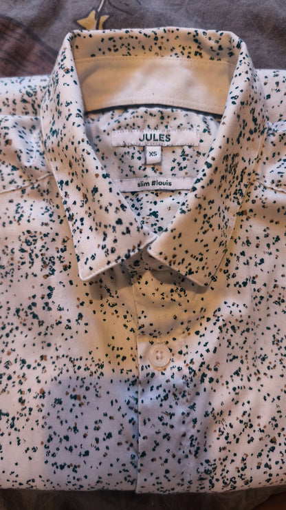 Chemise Slim motif fantaisie Noël