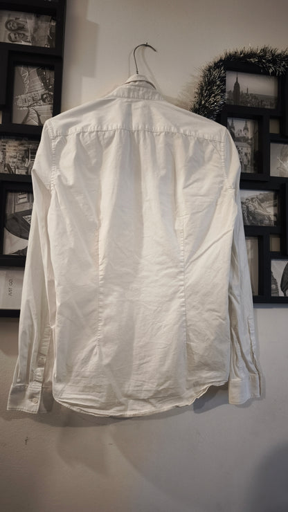 Chemise slim pop stretch unie coton biol