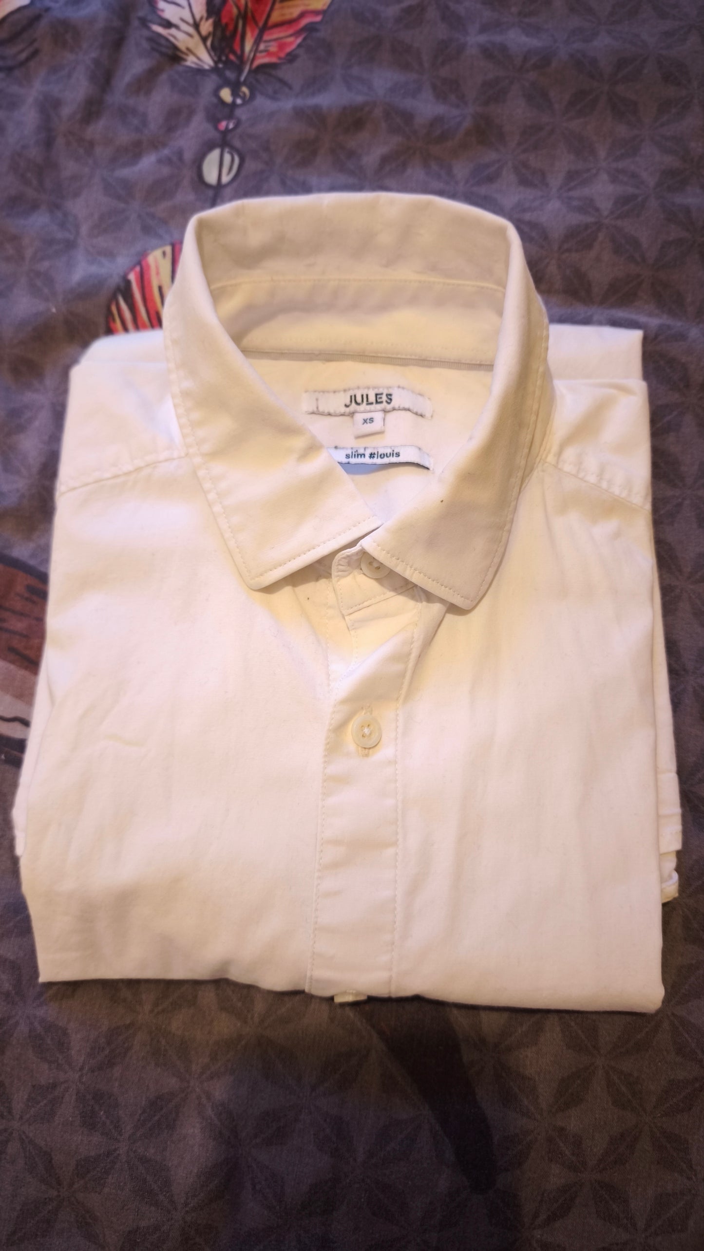 Chemise slim pop stretch unie coton biol