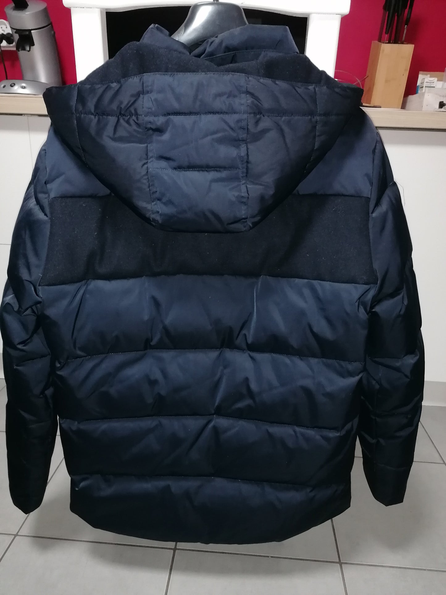 Blouson homme polyester capuche amovible