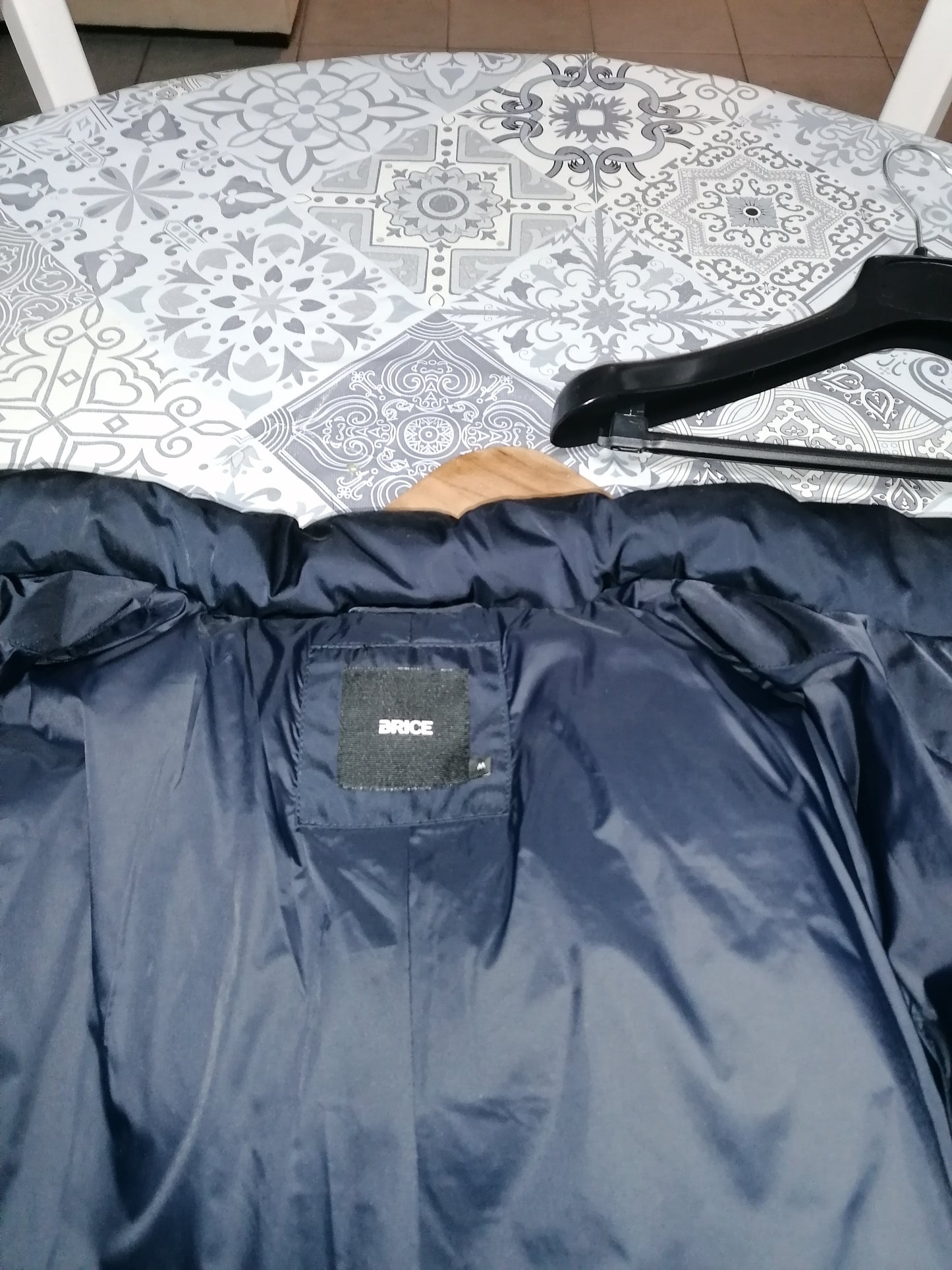 Blouson homme polyester capuche amovible