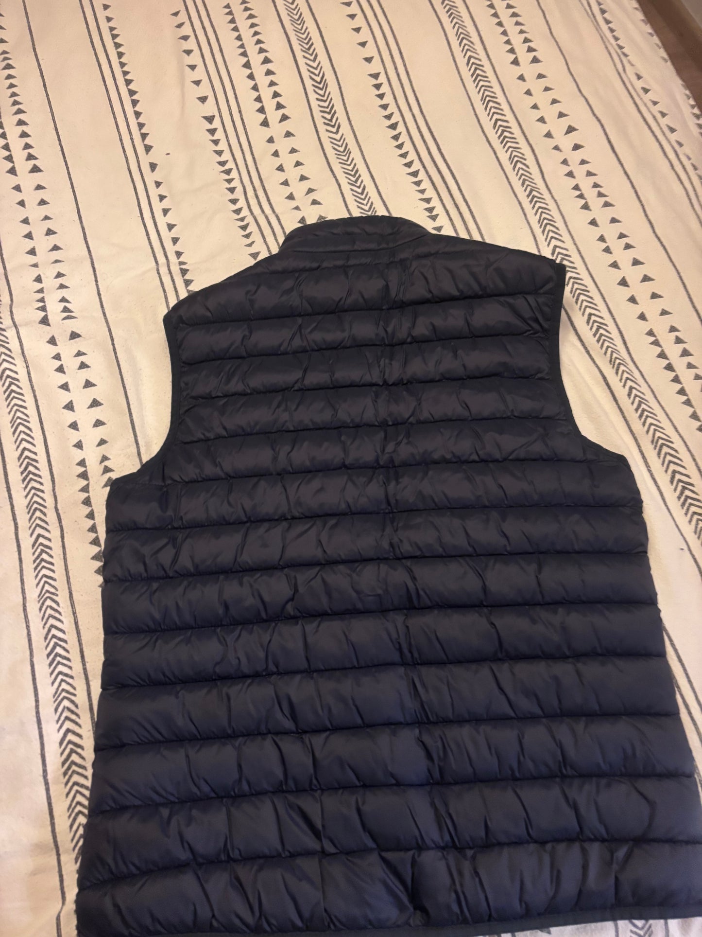 Doudoune bleue foncé