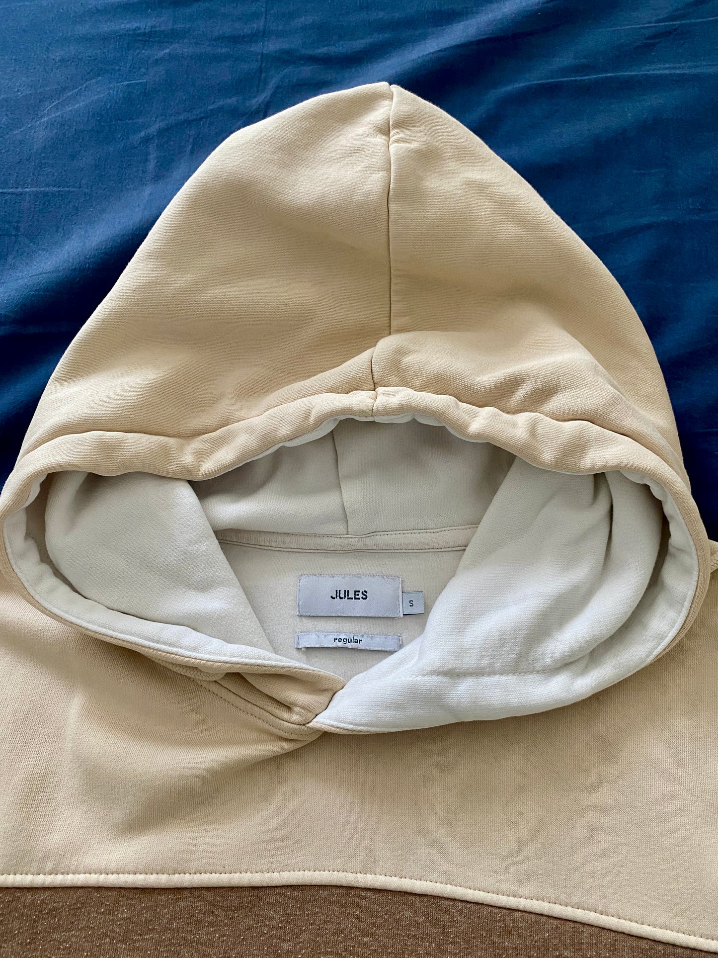 Sweat à capuche colorblock