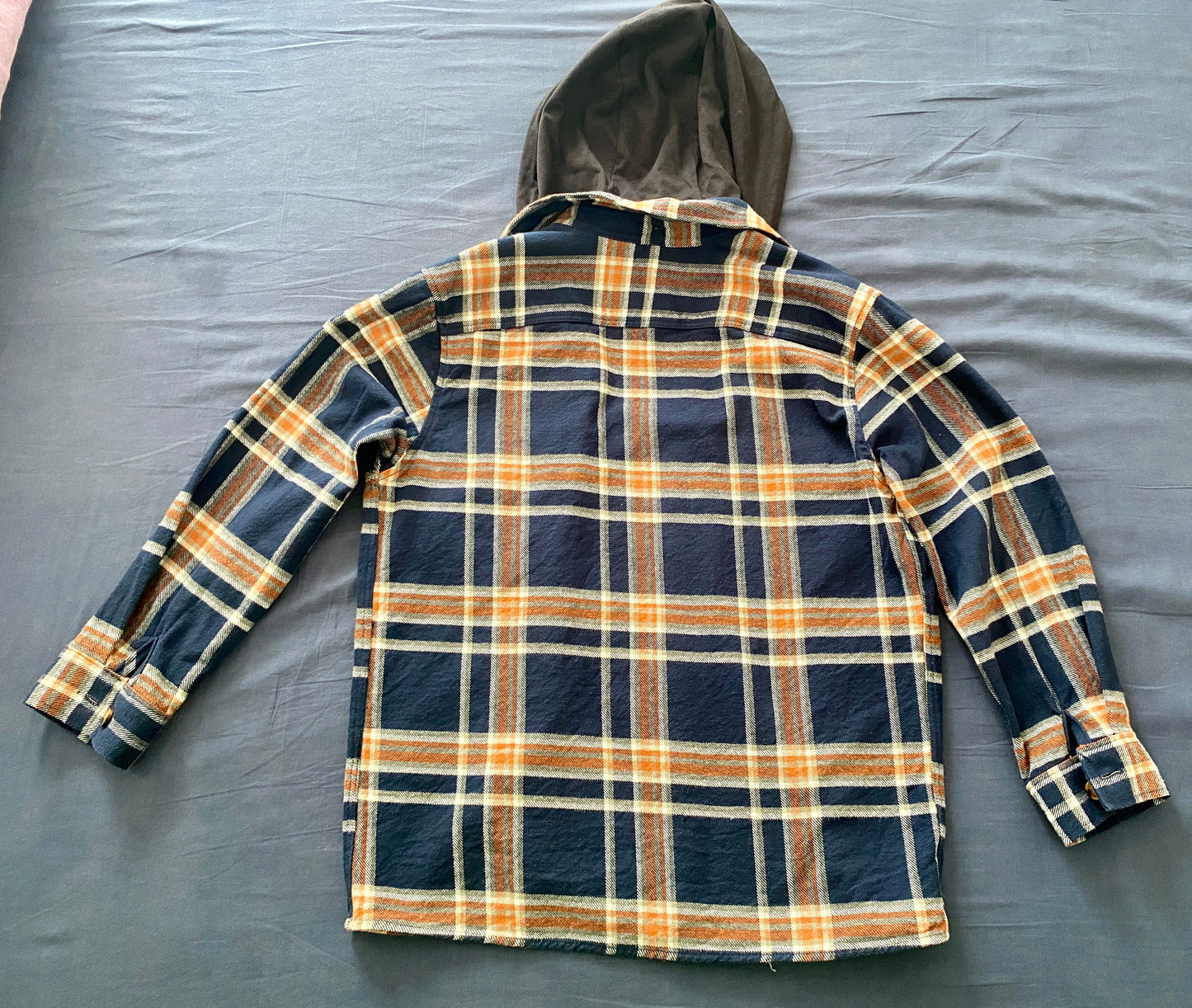 Chemise regular à carreaux coton