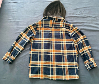 Chemise regular à carreaux coton