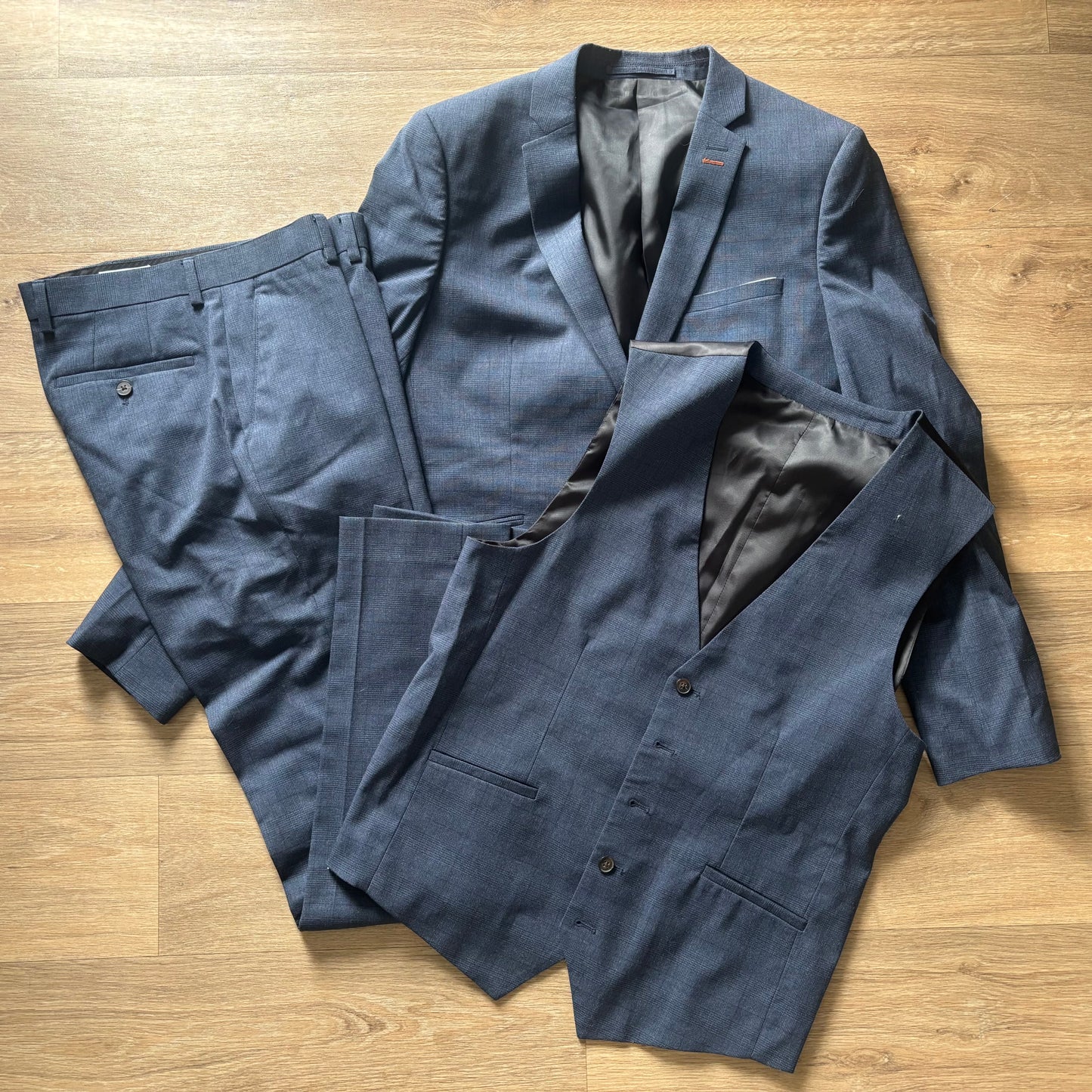 Costume 3 pièces Prince de Galles slim