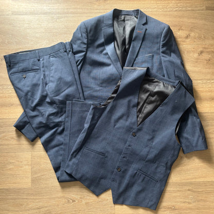 Costume 3 pièces Prince de Galles slim