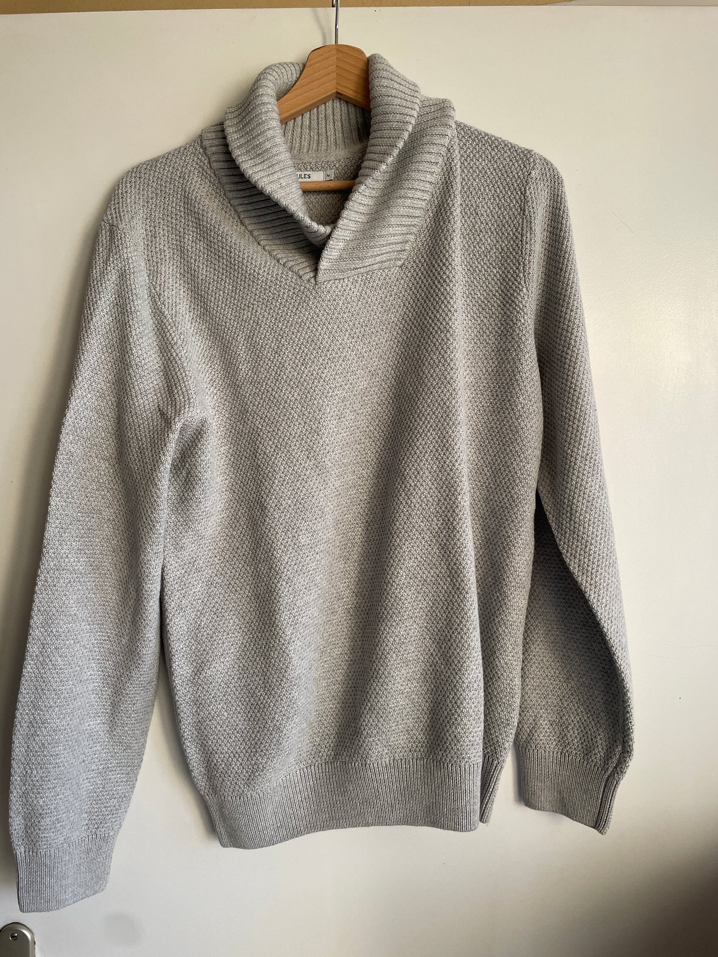 Pull col châle uni