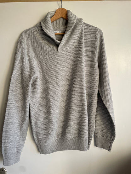 Pull col châle uni