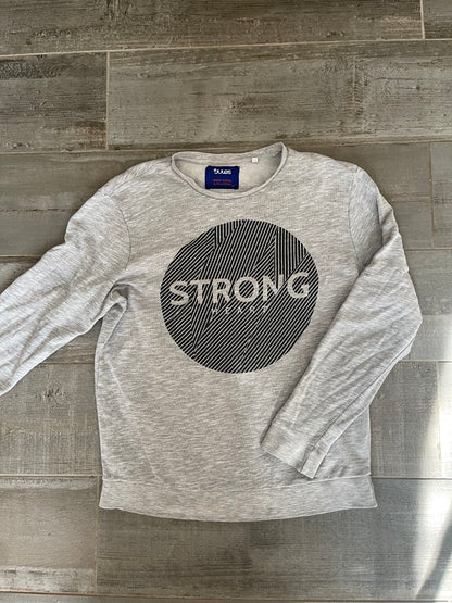 Sweat imprimé "Strong" devant