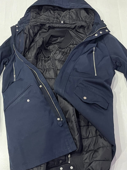 Parka déperlante chaude à capuche