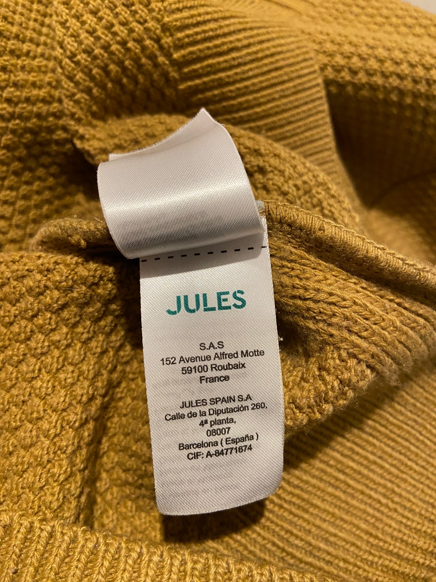 Pull à col châle