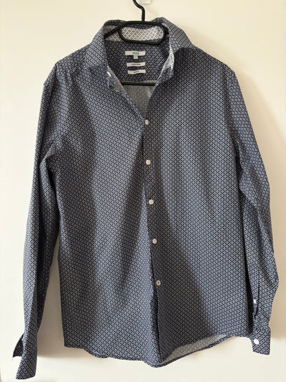 Chemise regular micro motif