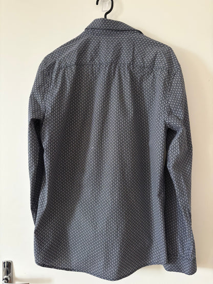 Chemise regular micro motif