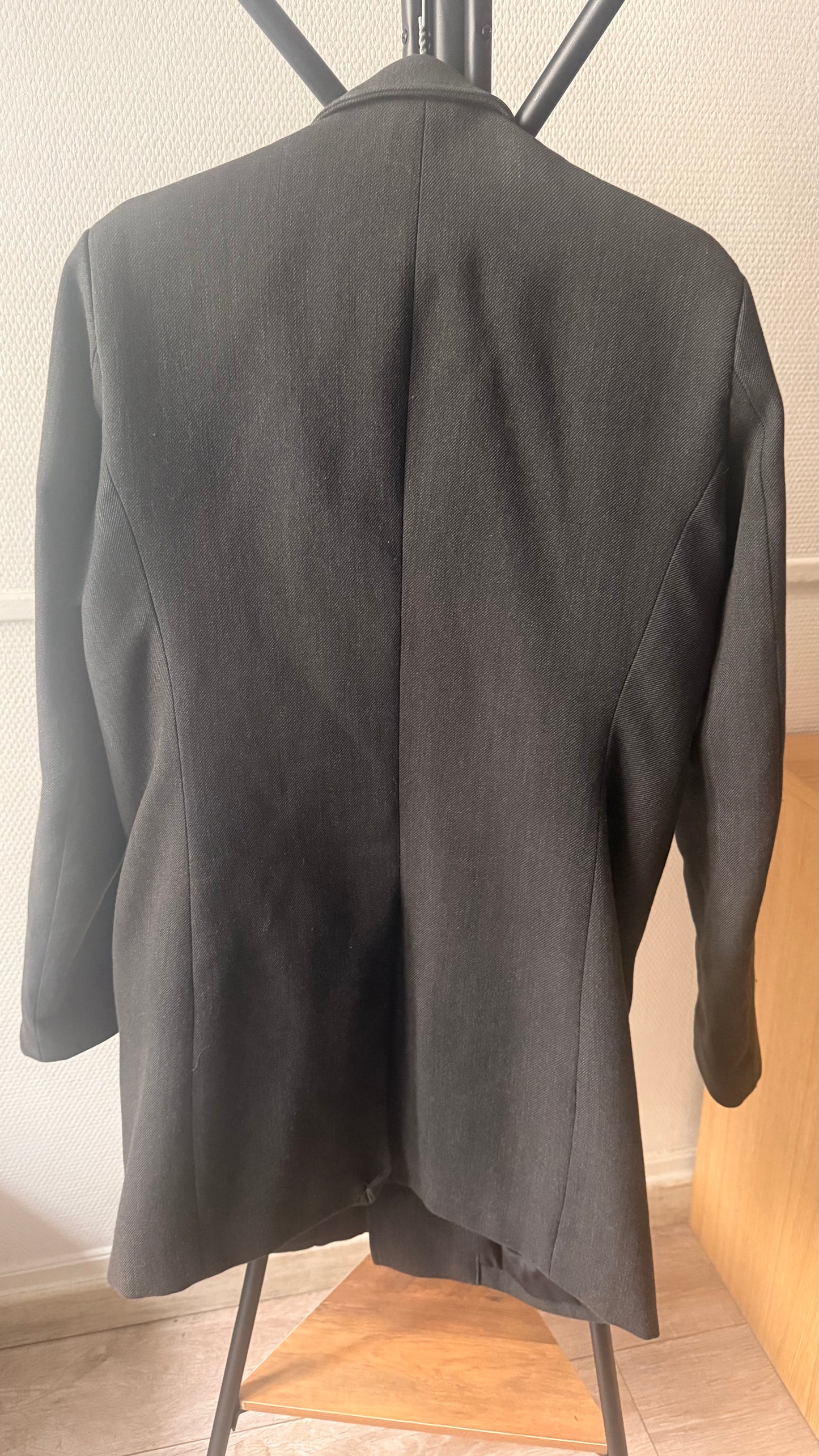 Manteau zippé col montant