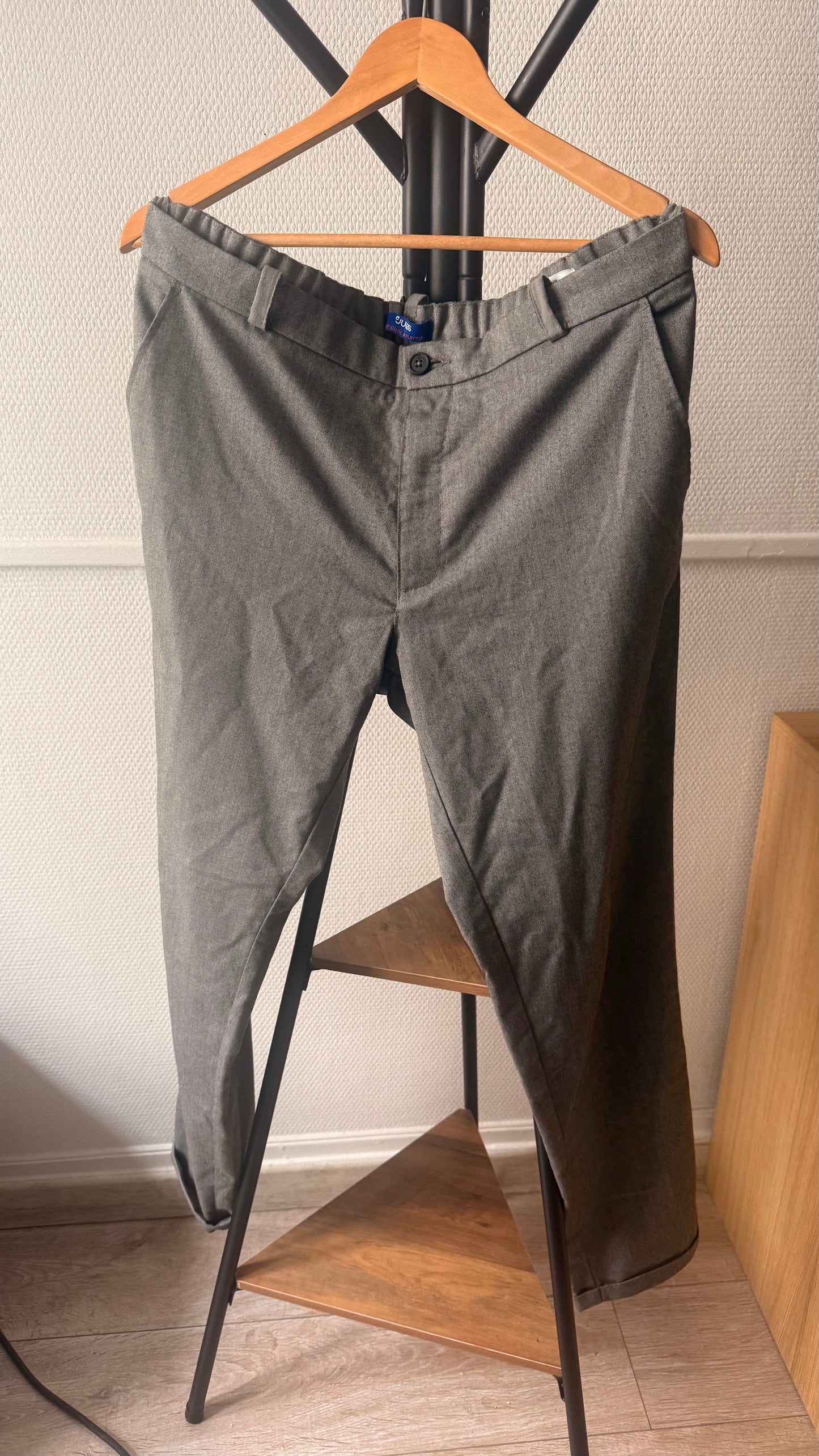 Chino slim bas revers