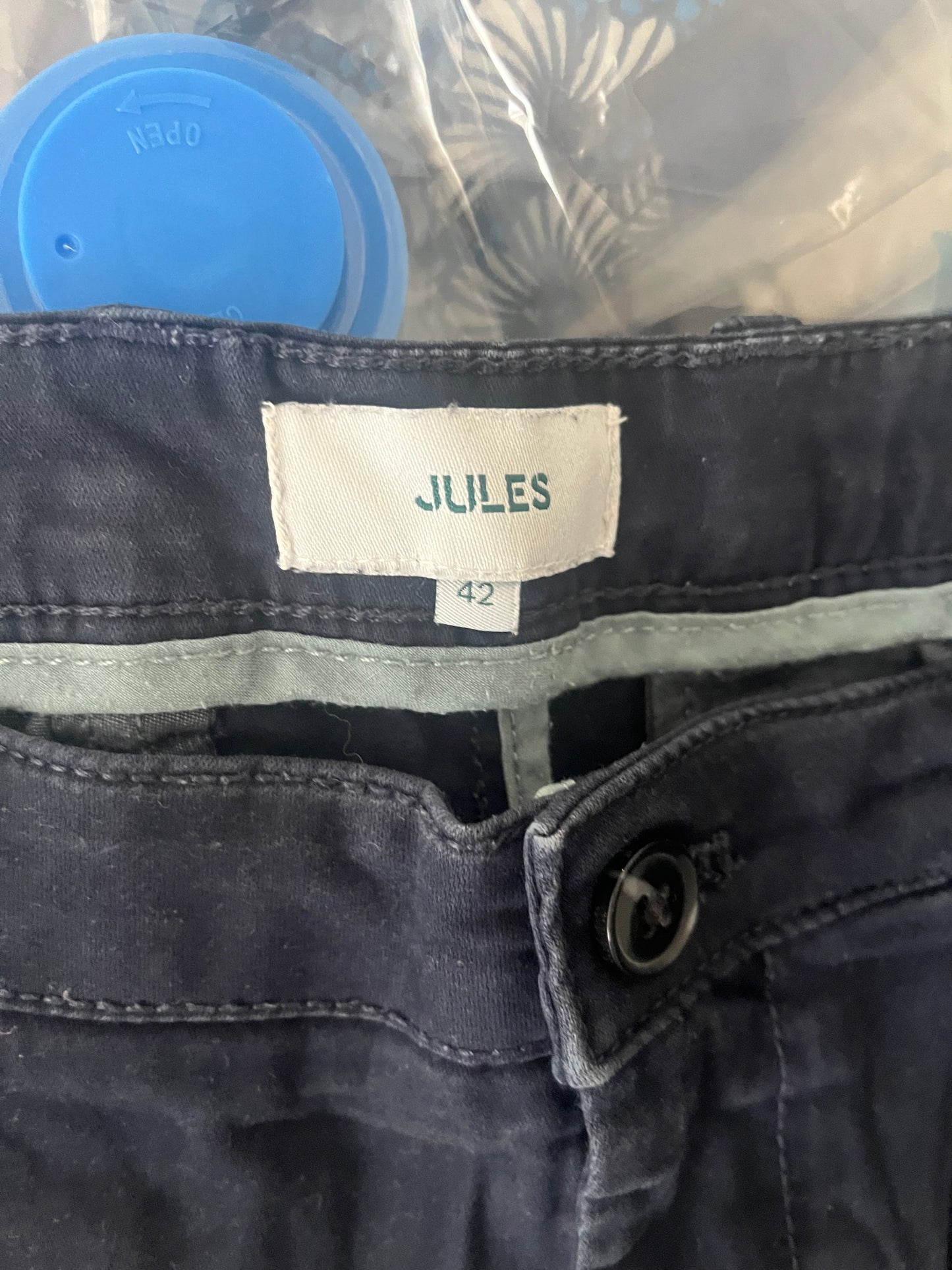 Pantalon chino bleu nuit