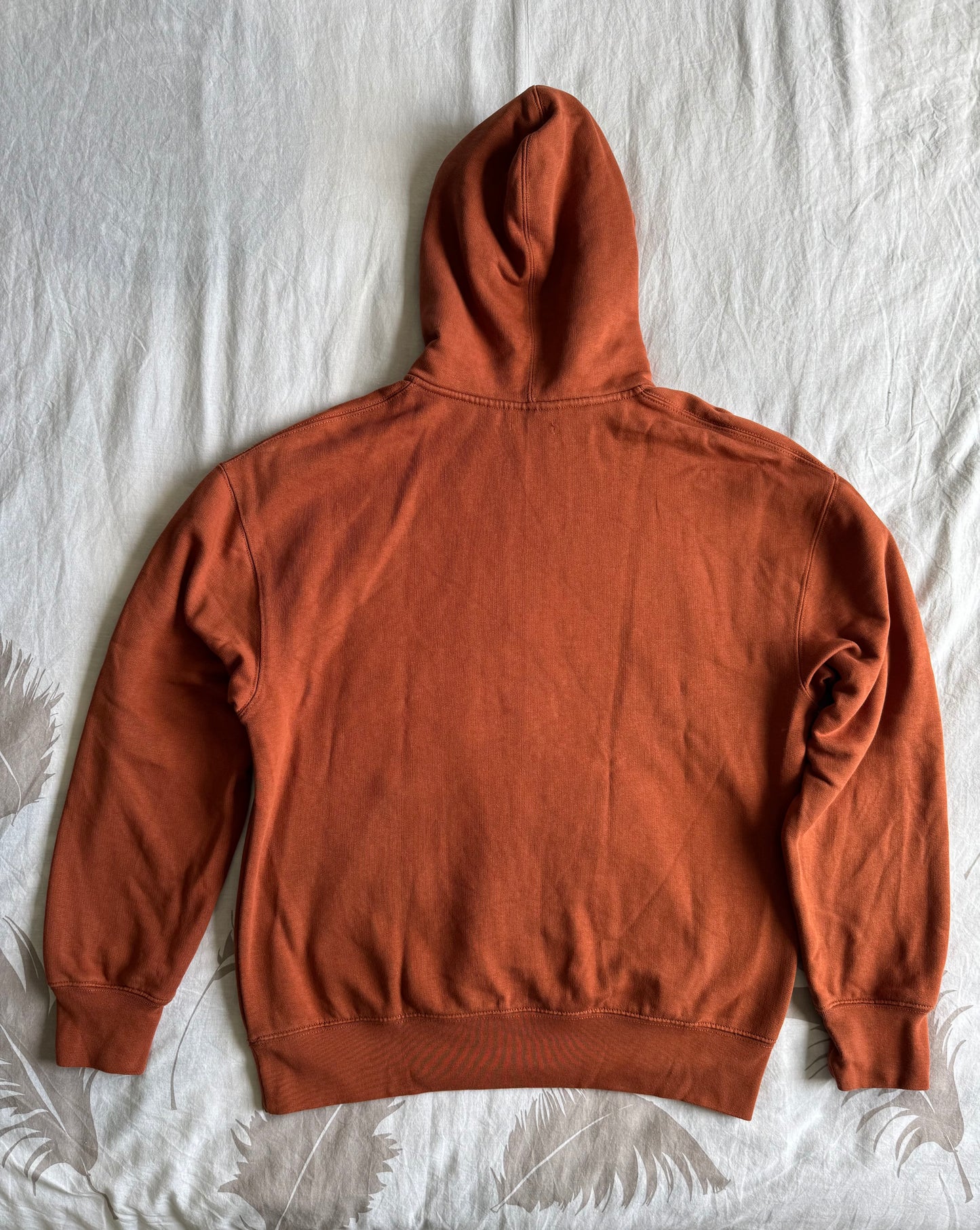 Sweat à capuche terracotta