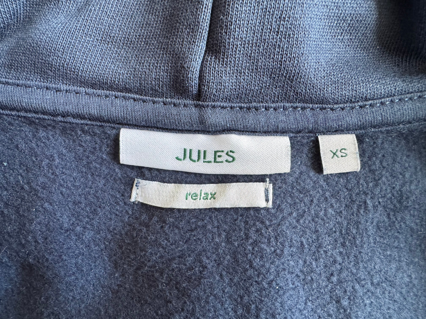 Sweat à capuche bleu