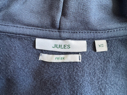 Sweat à capuche bleu