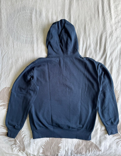 Sweat à capuche bleu