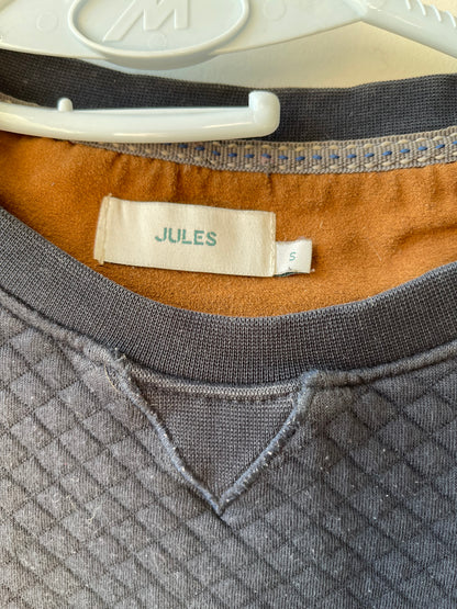 Sweat col rond  avec patchs