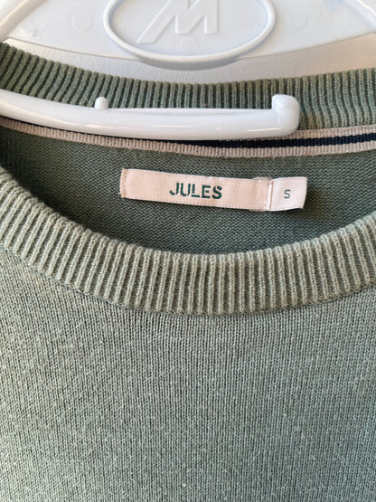 Pull color block tricolore jeu de points
