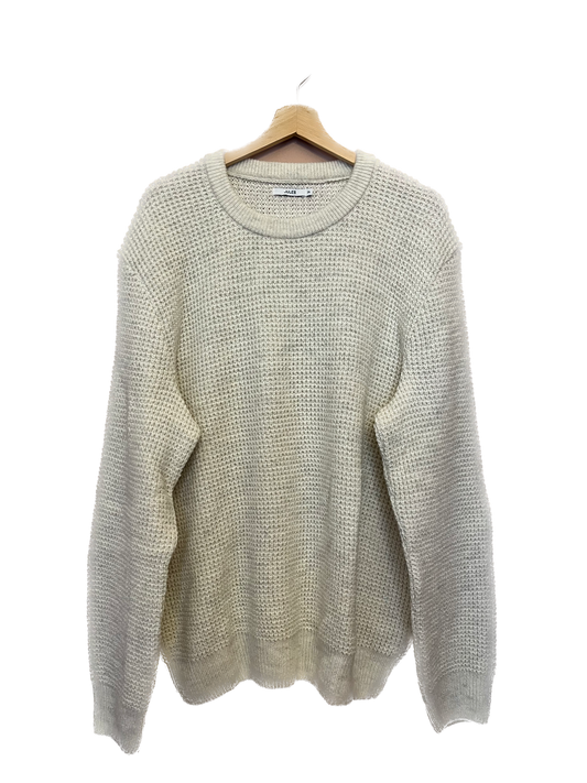 PULL GROSSE MAILLES ECRU