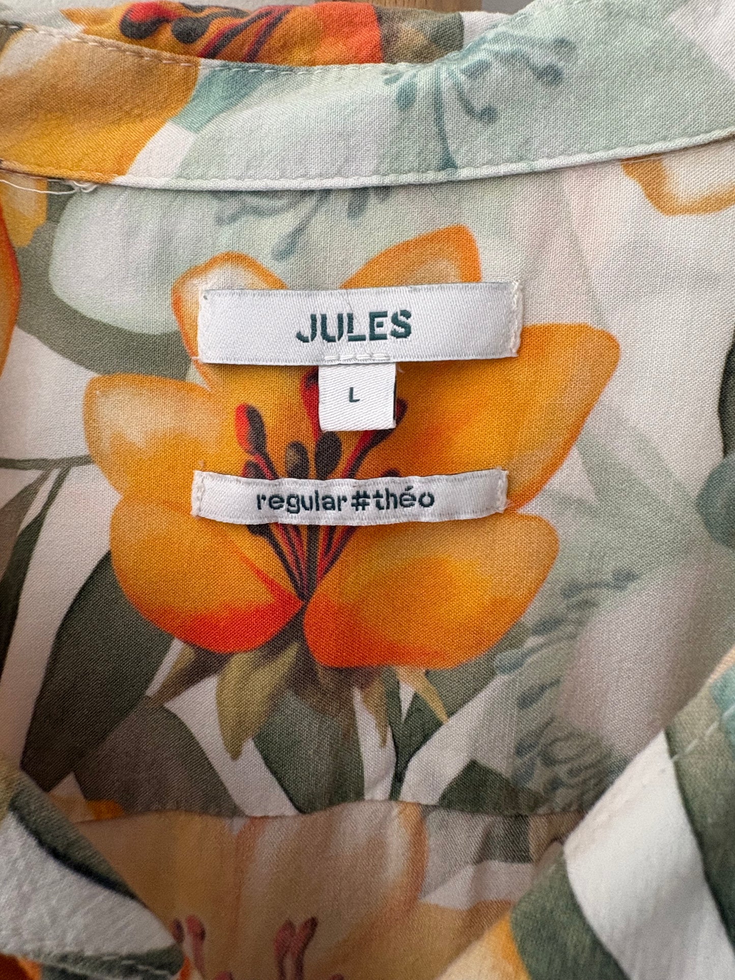 Chemise hawaïenne fleurs viscose ecovero