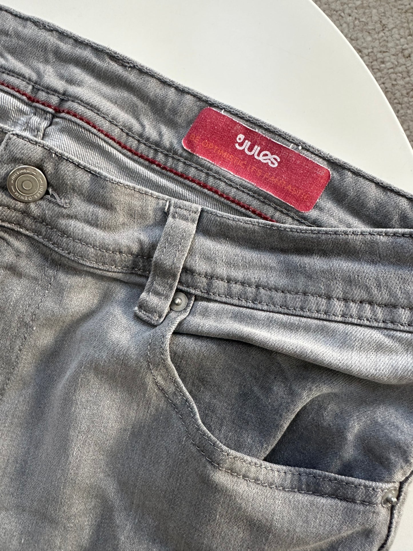 Jean skinny gris