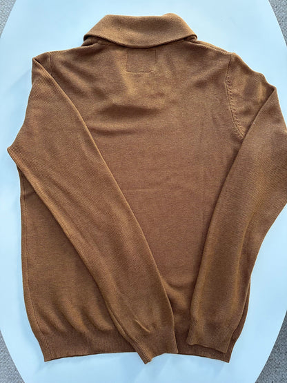 Pull col châle jeu de points