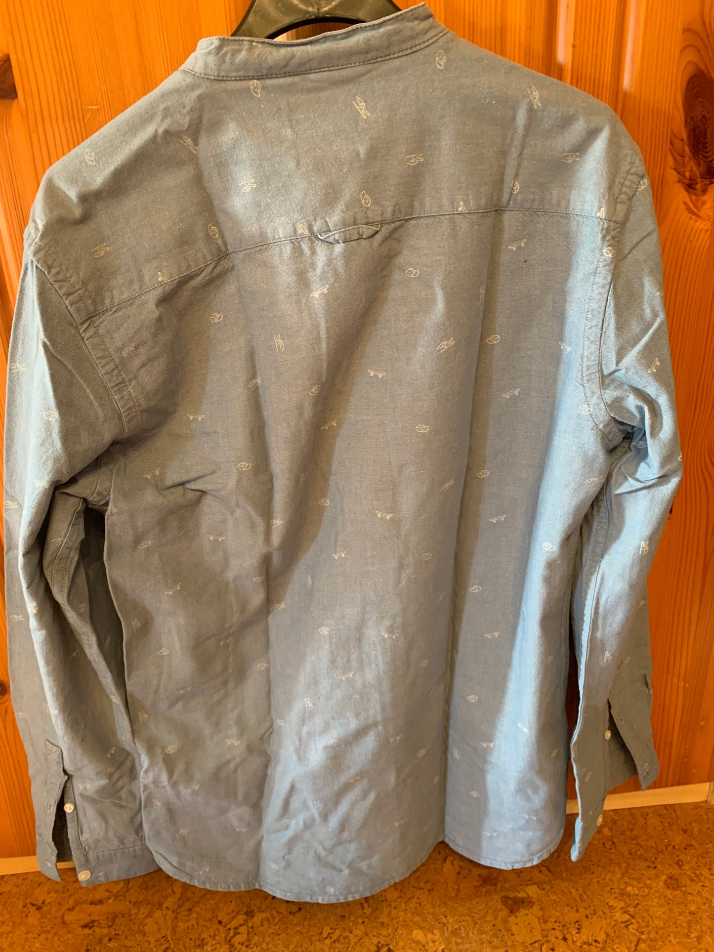 Chemise Chambray Imprimé Regular