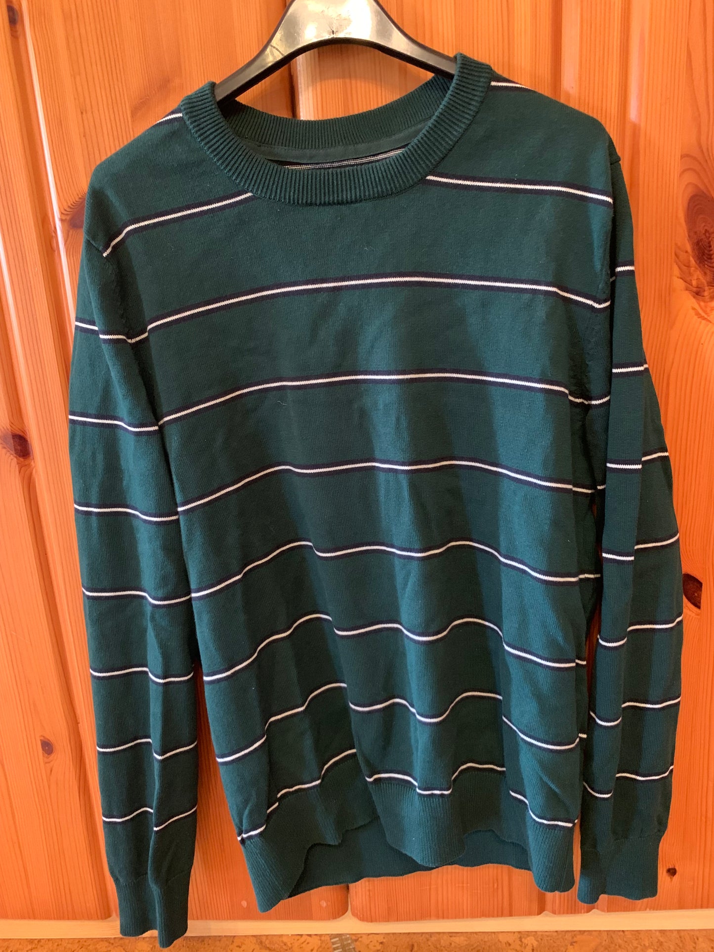 Pull rayé à col rond