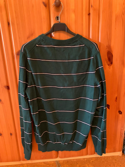 Pull rayé à col rond