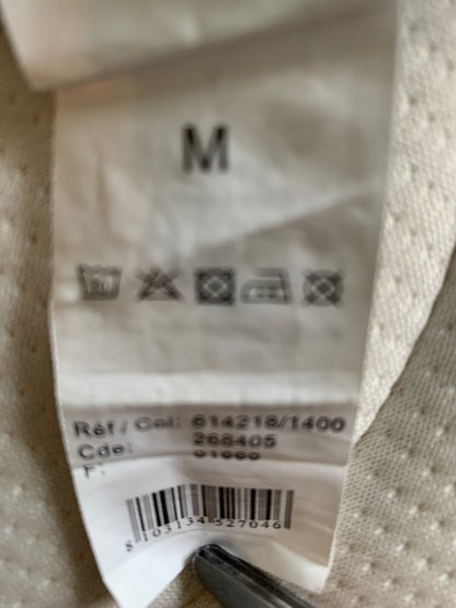 Chemise bleue à petits points blancs Taille M Slim bon état
