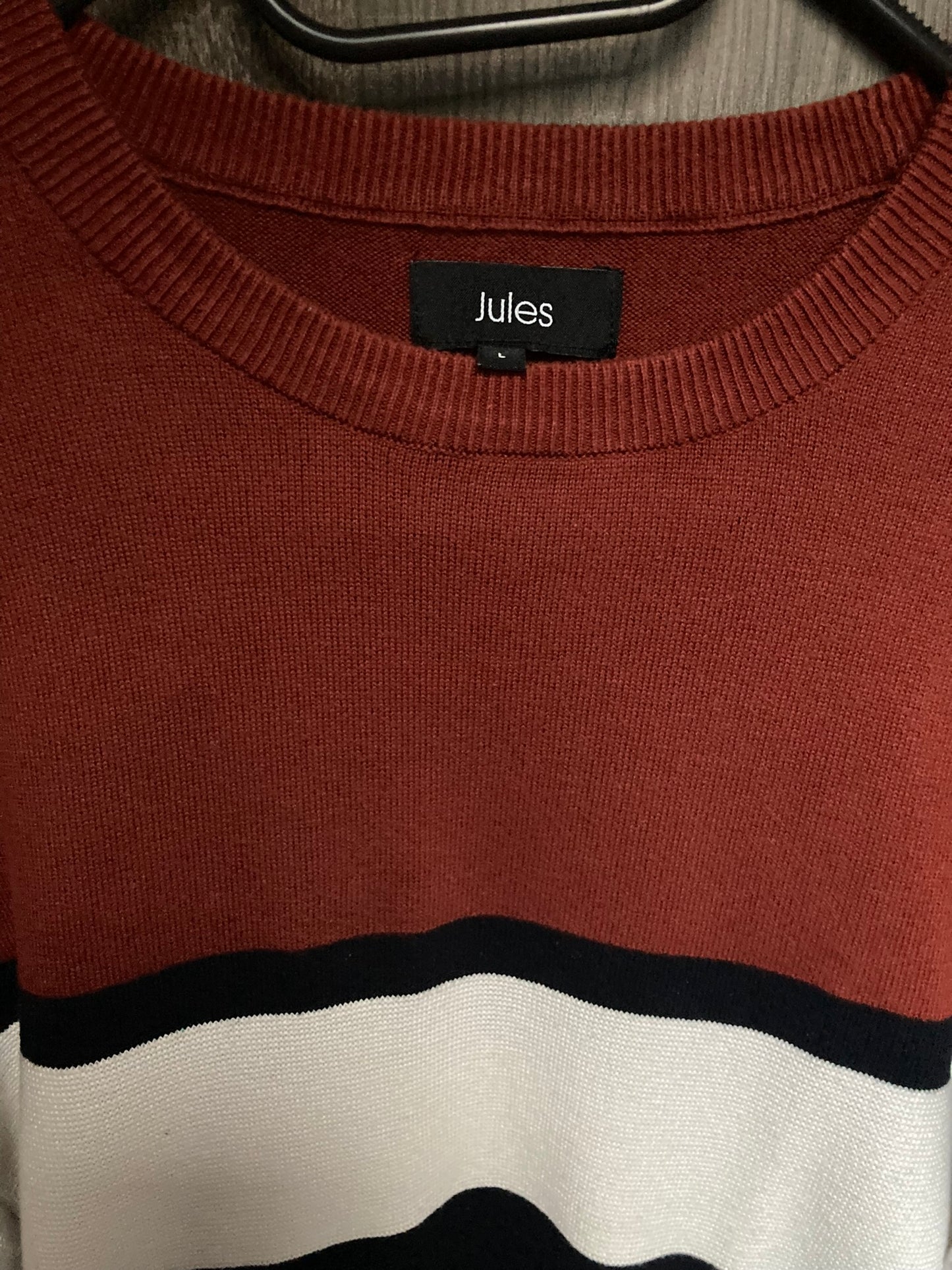 Pull col rond colorblock