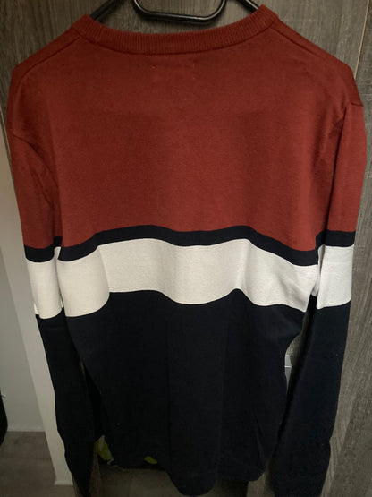 Pull col rond colorblock