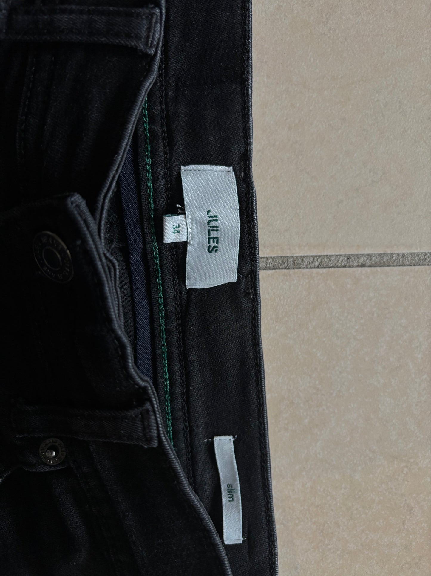Jean slim urbanflex en polyester recyclé