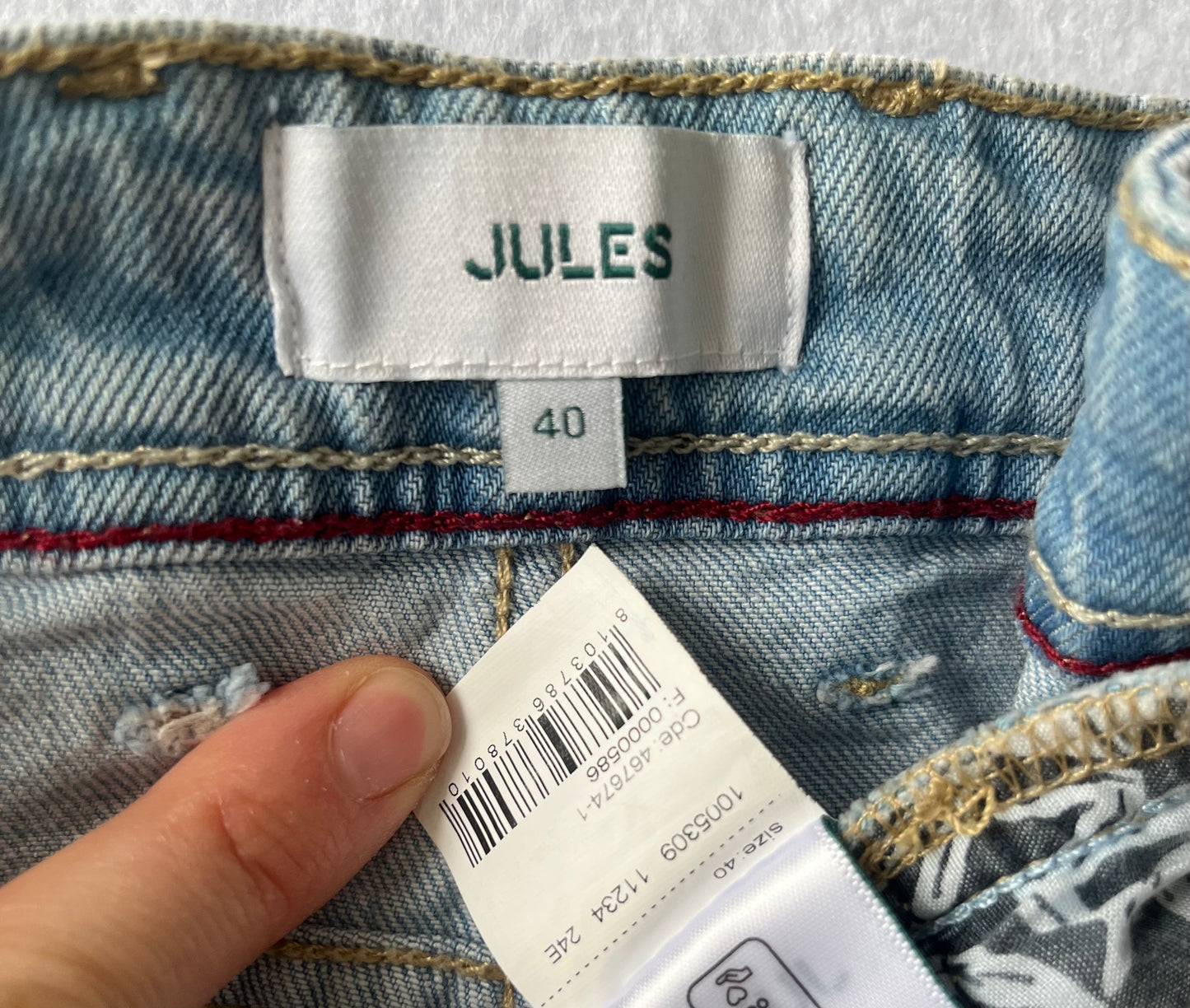 Bermuda en jean avec du coton recyclé