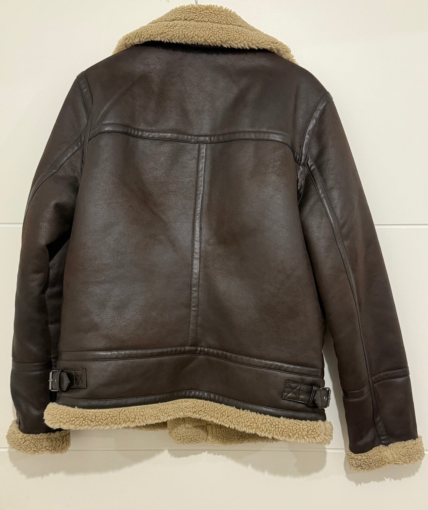 Blouson bombardier intérieur en sherpa