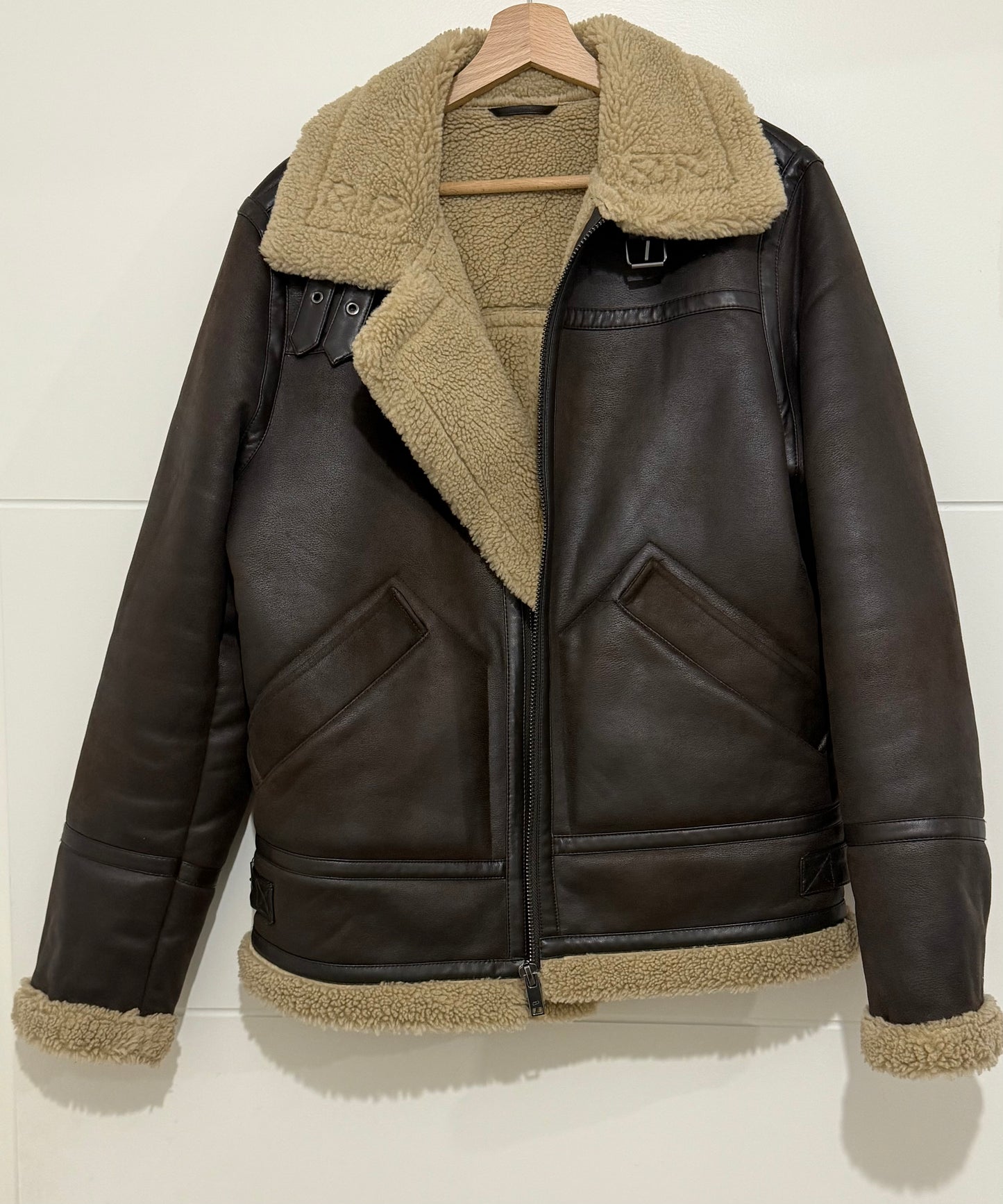 Blouson bombardier intérieur en sherpa
