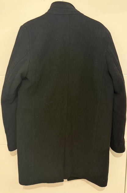 Manteau en laine col montant