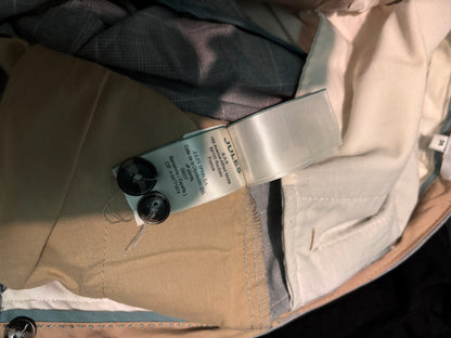 Pantalon chino slim carreaux pied de poule