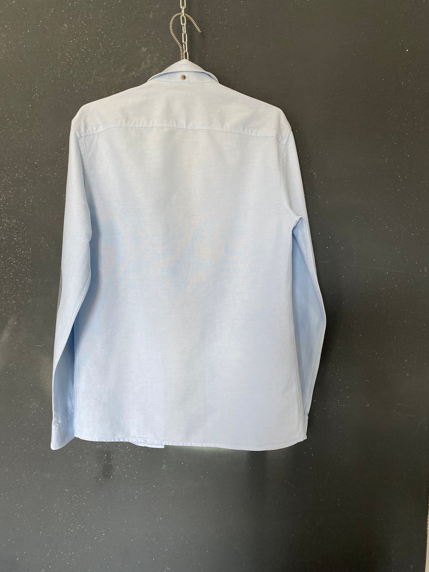 Chemise en coton avec pieces aux coudes