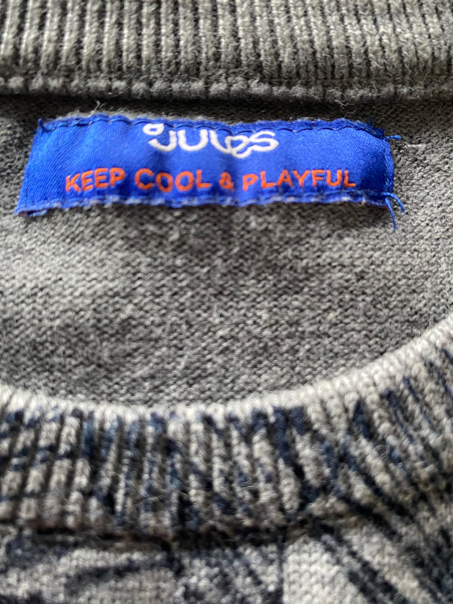 Pull keep cool & playful gris et marine
