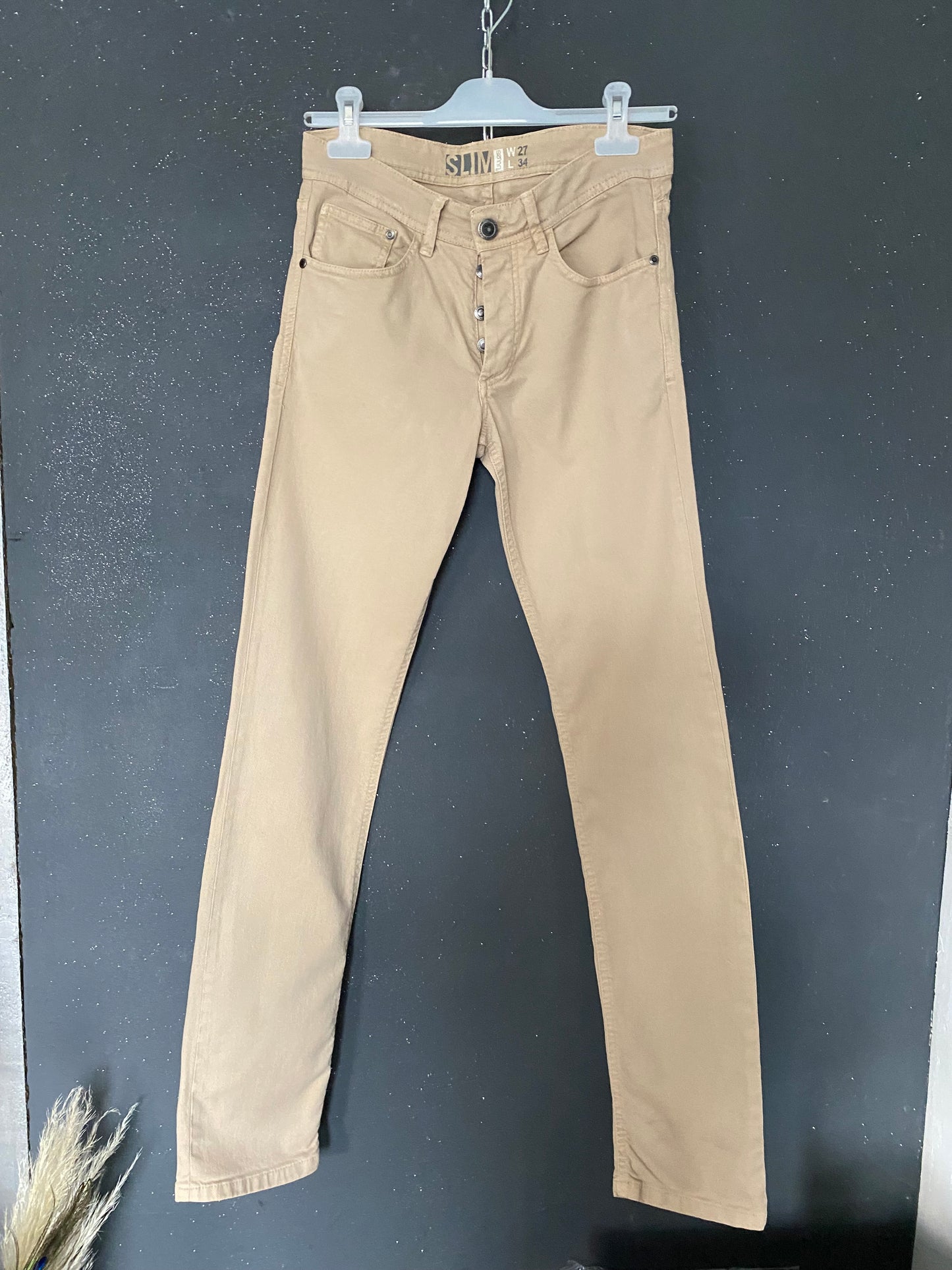 Pantalon slim WL 27 34 beige